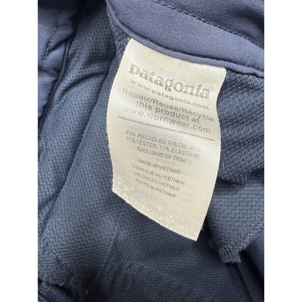 Patagonia Skyline Traveler Pants Mens M Blue Stretch Outdoor Hiking Active 56800